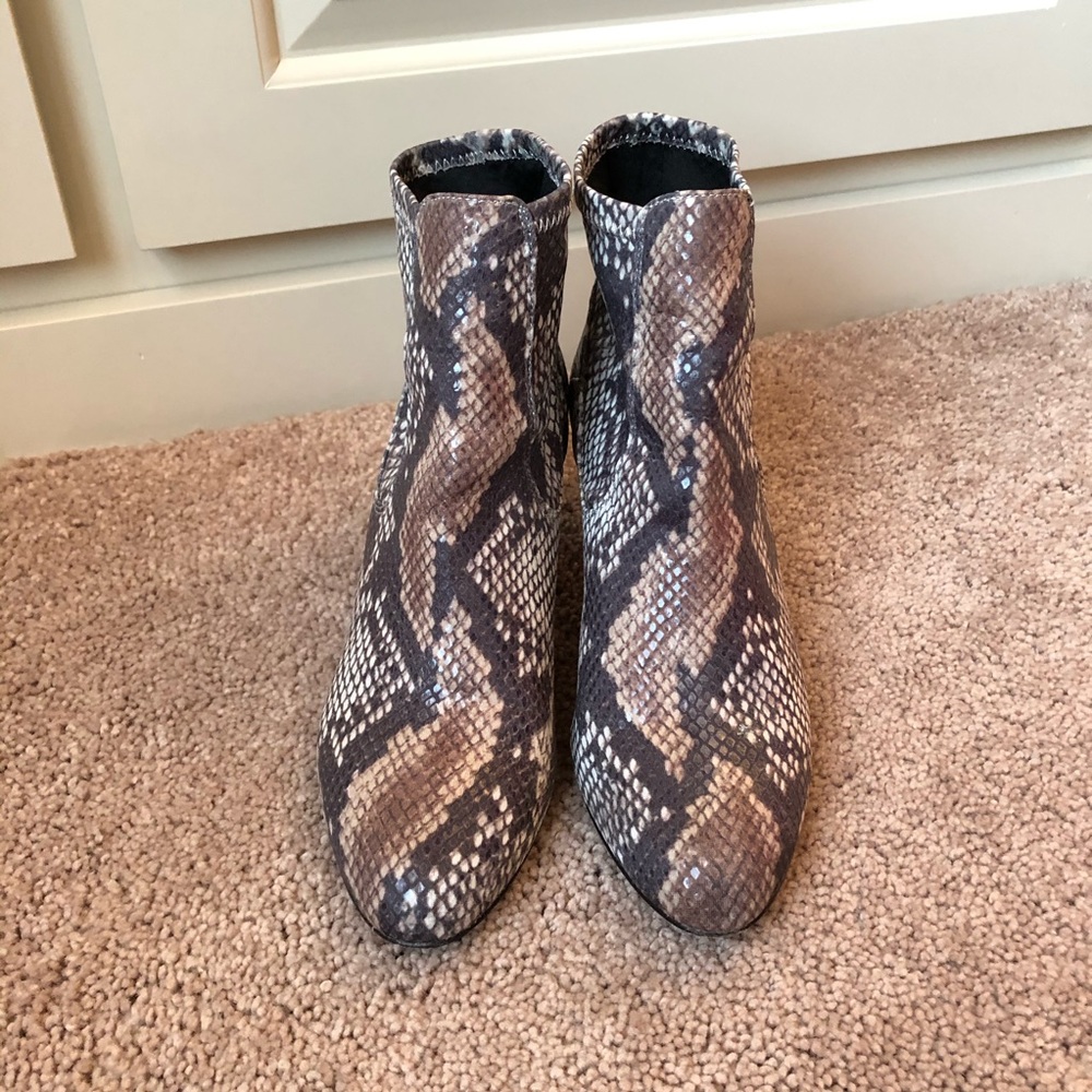 Donald J. Pliner Python Stretch Sock Booties - image 5